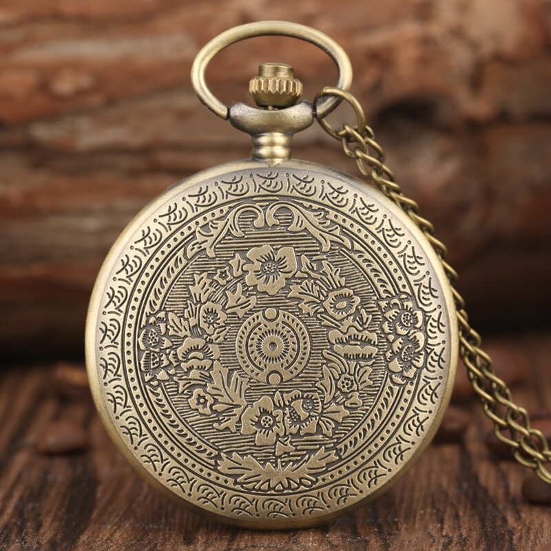 King's Cross – montre de poche à Quartz, en Bronze, avec pendentif en forme de chasseur complet, à plateforme, film à succès, reloj, cadeau, 9 3/4
