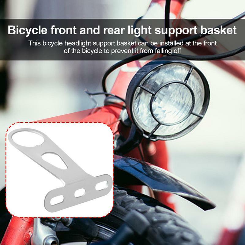 Suporte dianteiro de bicicleta, Anti-Fall, Universal Bike Basket Attachment, Suporte para lâmpada traseira dianteira