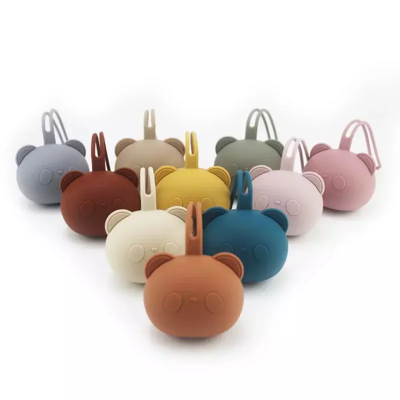 Portable Baby Pacifier Holder Box Bag Nipple Storage Case Dustproof BPA Free Food Grade Silicone Infant Soother Container