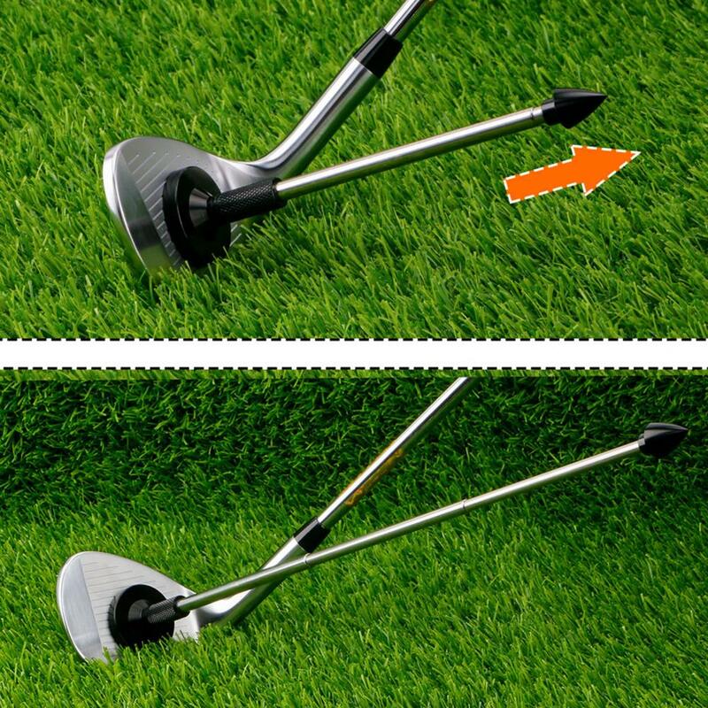 3-секционный тренировочный стержень для гольфа 3-секционный выдвижной стержень для выравнивания для игры в гольф с магнитным индикатором направления