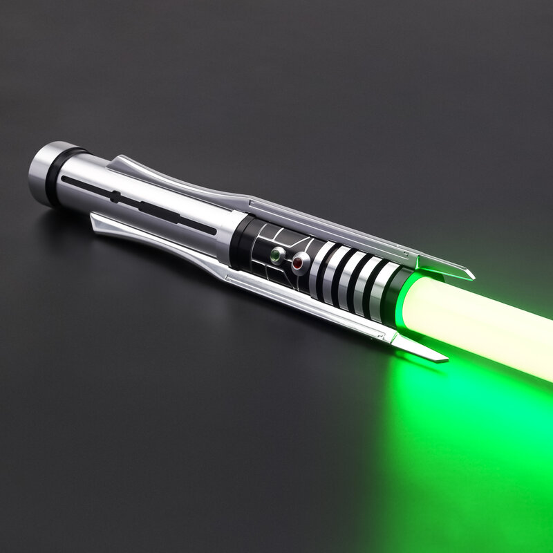 TXQSABER RVS RVJ Jedi Revan Lightsaber Metal Hilt Heavy Duel RGB Laser Sword 12 Warna Berubah 27 Set Soundfon Kekuatan FOC