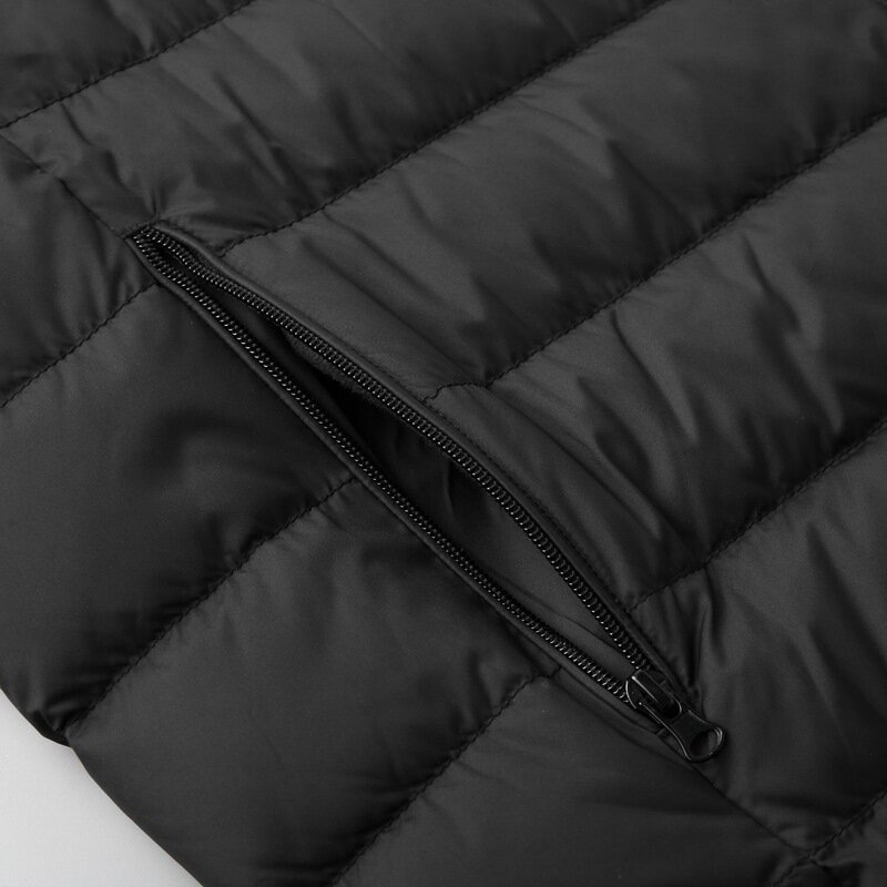 Suepr-Manteau en duvet léger à col montant pour hommes, mode décontractée, grande taille L, XL, 2XL, 3XL, 4XL, 5XL6XL, 7XL, nouveauté, hiver