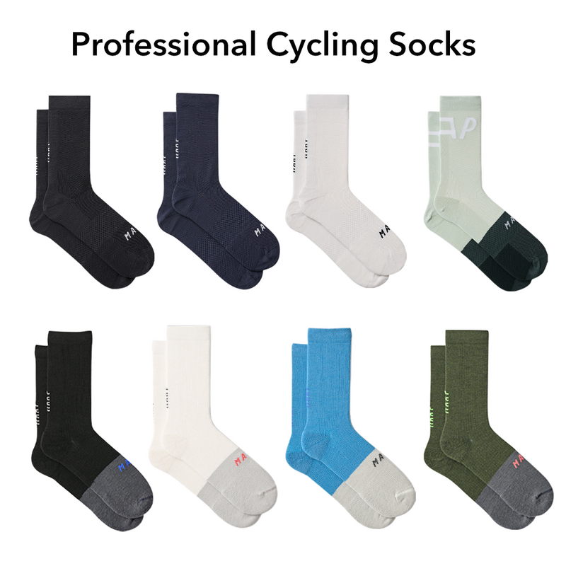 Мужские и женские нескользящие дышащие велосипедные носки MAP, спортивные носки для бега, футбола, баскетбола