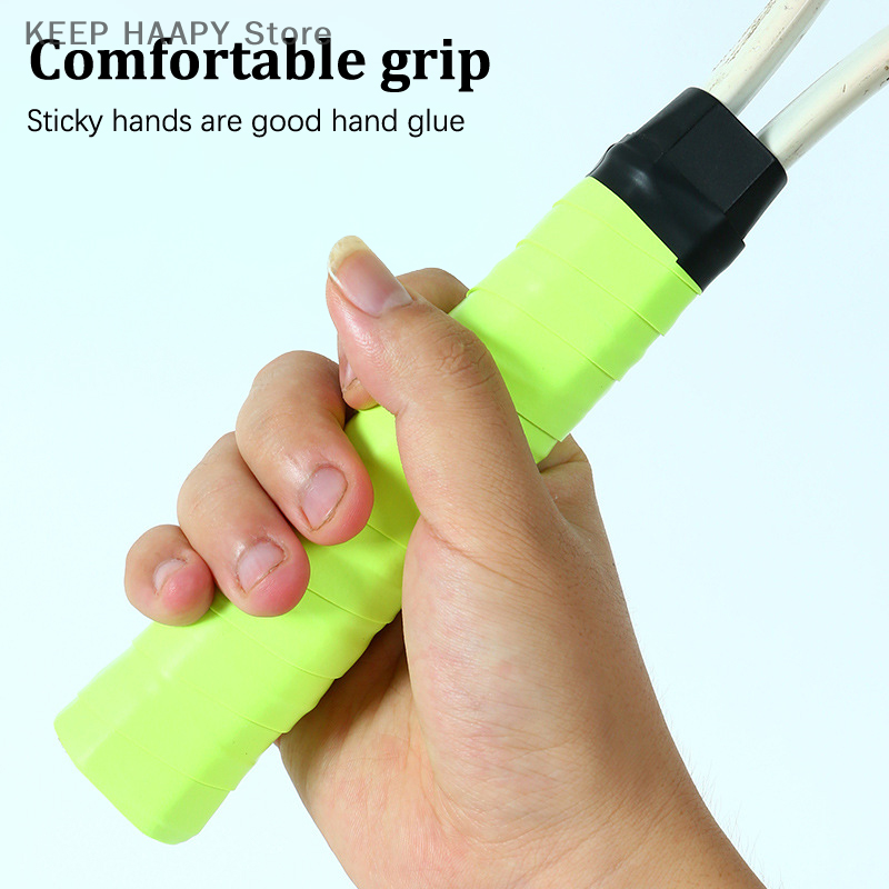 1 pz 1.05m Dry Tennis racchetta Grip antiscivolo assorbimento del sudore avvolge rubinetti manopole da Badminton racchetta vibrazione Overgrip sport Sweatband