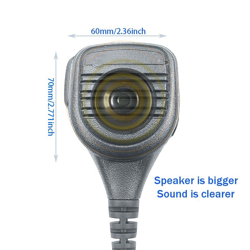 PMMN4076A-Microphone à haut-parleur, pour Motorola xirp6600i xirp6620i dp2400e dp34Rivière e mtp3150 xpr3500e