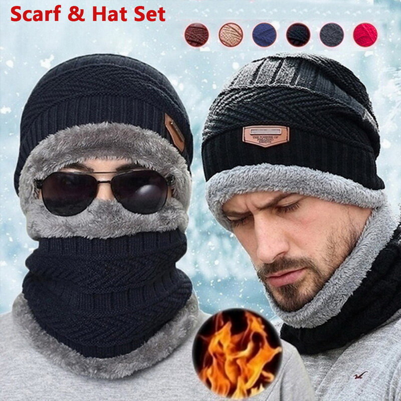 Czapki zimowe czapka robiona na drutach mężczyzn i kobiet aksamitny kapelusz koral polarowy szalik jazda na zewnątrz kapelusz ciepły pogrubienie Plus aksamitna czapka z ochrona szyi