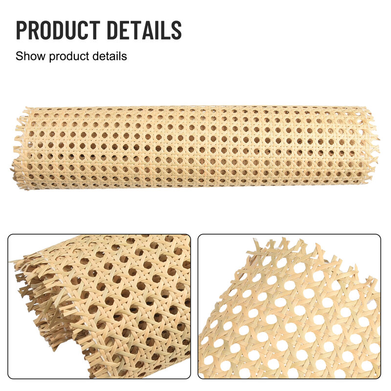 Rattan Roller Belt Cane Rattan Webbing Plastic Refreshing Handfeel Synthetic Fiber Wood Natural Texture Brand New
