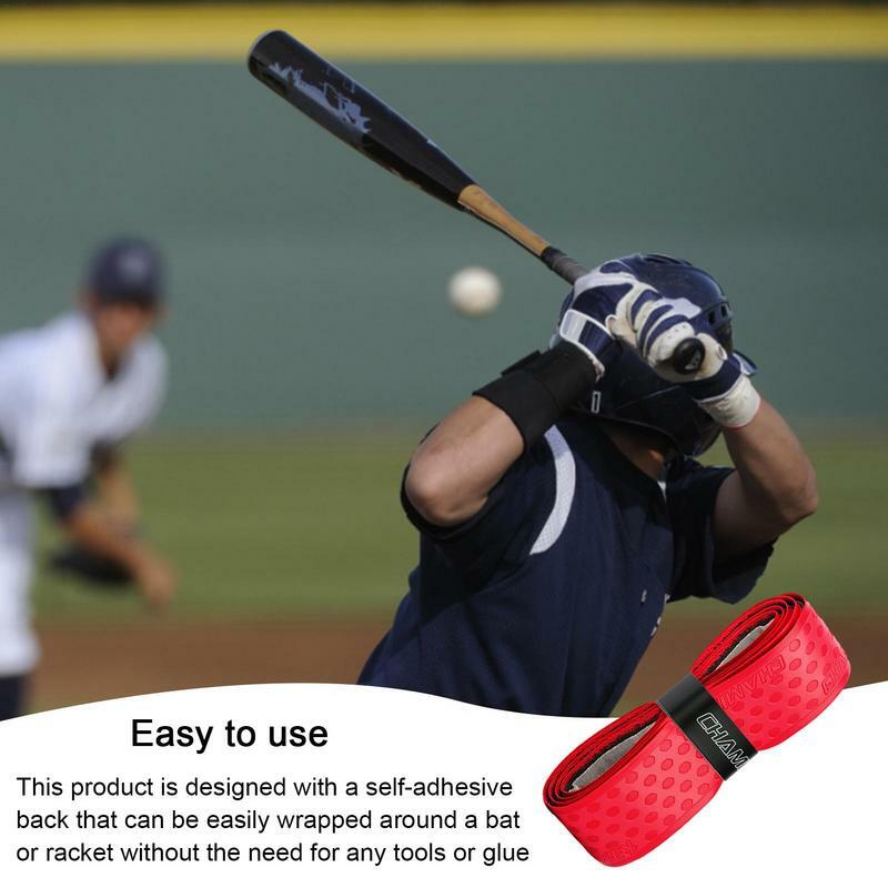 Bat Grip Tape For Baseball 1m Anti-Skid Sweatband Tape Precut And Dry Feel Tennis Grip Anti Slip Overgrip For Racket Handle