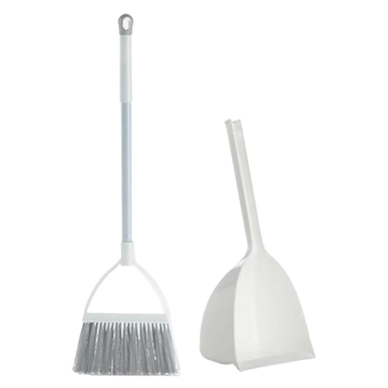 Small Broom and Dustpan Set Pretend Play Toy Cleaning Toys Gift Children Sweeping House Cleaning Toy Set for Age 3-8 Boys Girls