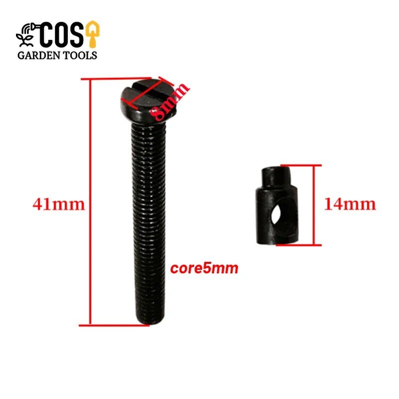 2pcs Bar Chain Adjuster Tensioner Screw Kit for 405 5016 Chainsaw Parts Garden Tools Accessories for Chainsaw Lawn Weeder Mower