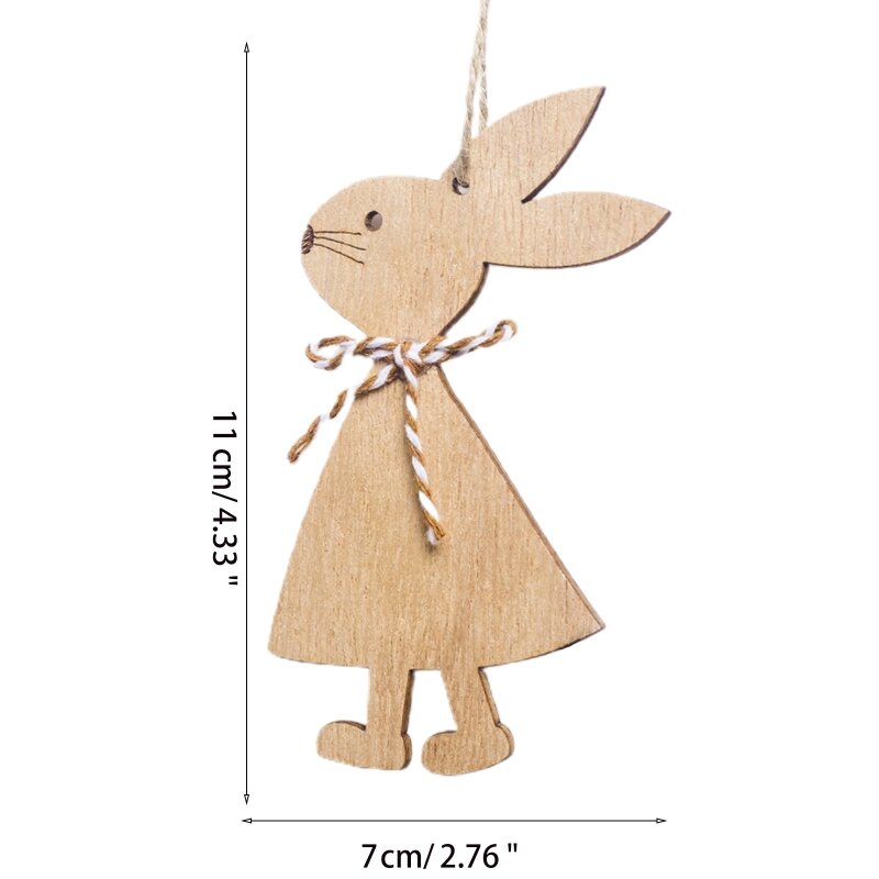 Easter Rabbit Hanging Ornaments Present Holiday Supplies Interesting Gift