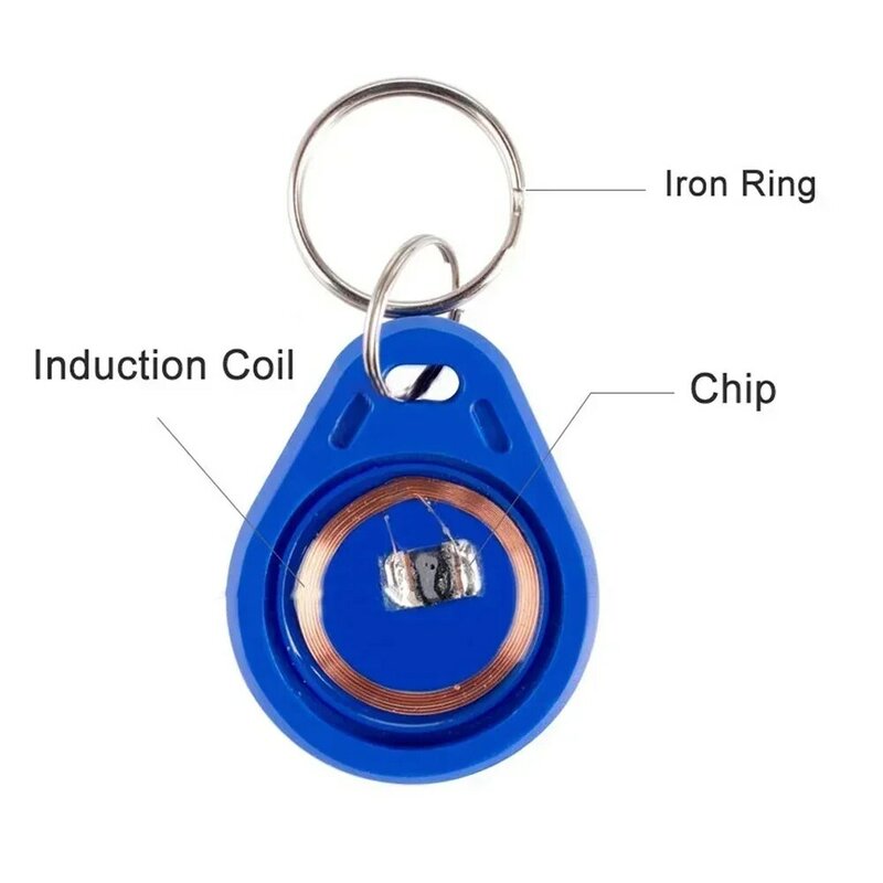 10/20pcs Dellon Entrance 13.56 Mhz Block 0 Sector ISO14443A Rewritable RFID M1 S50 UID Changeable Card Tag Keychain Keyfob