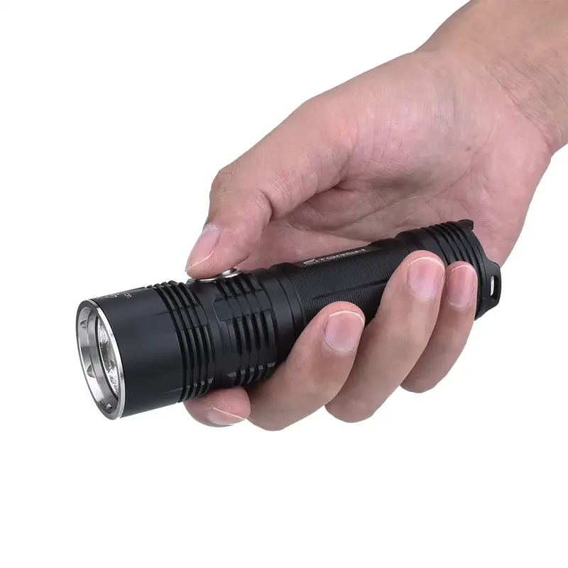 Lámpara LED de búsqueda súper brillante, reflector de alta potencia, foco LED recargable de larga duración, linterna portátil de mano