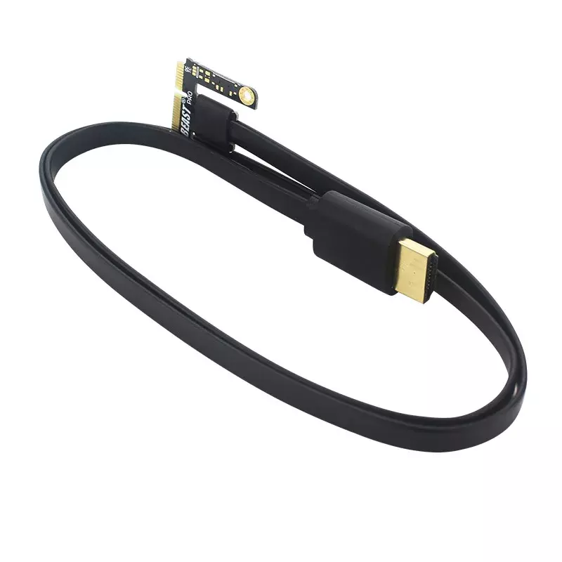 EXP GDC Beast-Câble pfscard compatible HDMI vers Mini PCI-E, clé NGFF M.2 A/E, pour PC, câble de carte vidéo de fouille externe