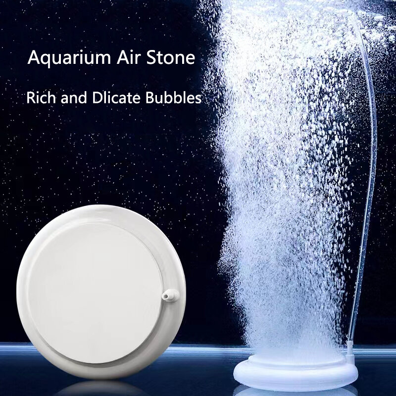 1Pcs 35/50/80mm Fish Tank Aquarium Air Stone Oxygen Aerator Increasing Air Bubble Pond Pump Hydroponic Oxygen Accessories Great