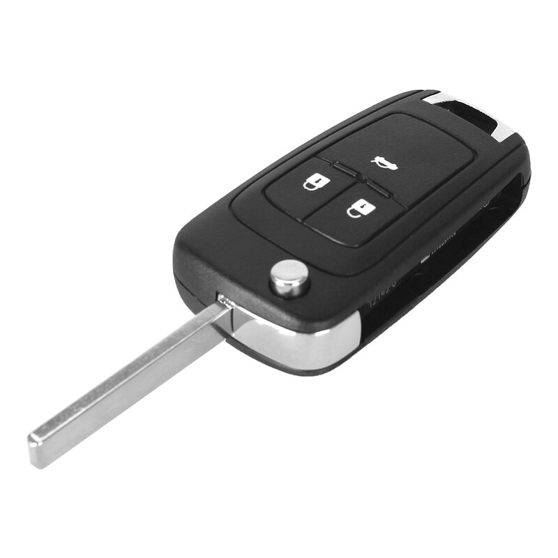 Keyyou-flip dobrável remoto carro chave shell, HU100 lâmina, apto para Chevrolet Cruze, Epica, Lova, Camaro, Impala, 2, 3, 4, 5 botão
