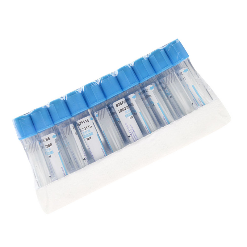 100 Pcs Blood Collection Tube Venous Blood Collector Tubes Centrifuge Clear Glass Collecting