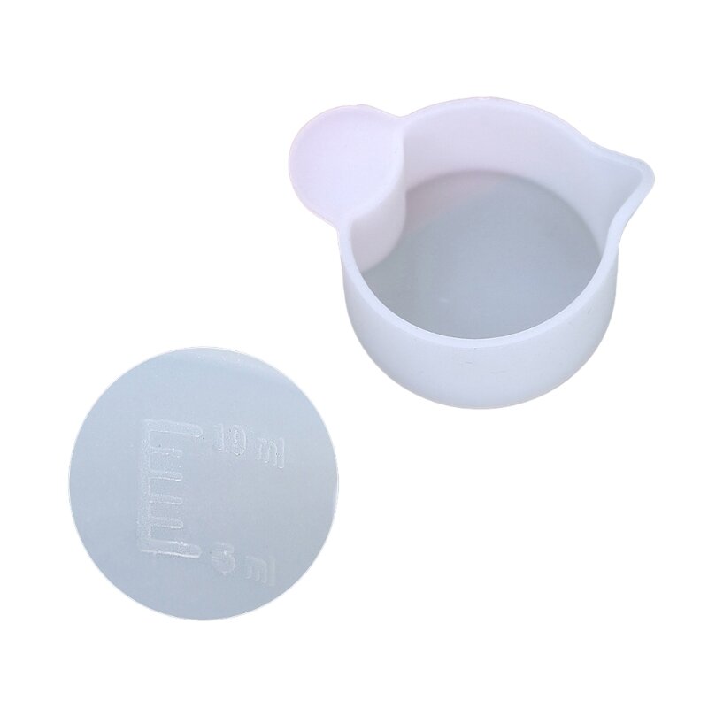 E0BF Дозирующие чашки для смешивания с точной шкалой Силиконовая мешалка Стержень для смешивания смолы, эпоксидной смолы, жидкой