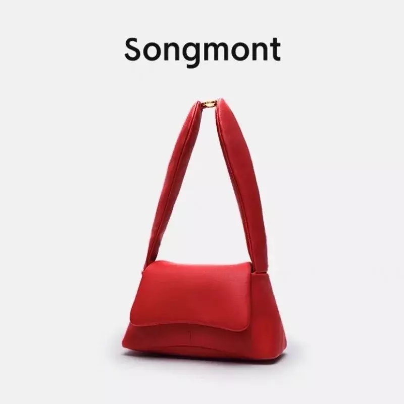 Songmont-Zodiac Bolsa de ombro único para mulheres, Messenger Bag, pequeno quadrado, Hugnny, presente de ano novo, designer