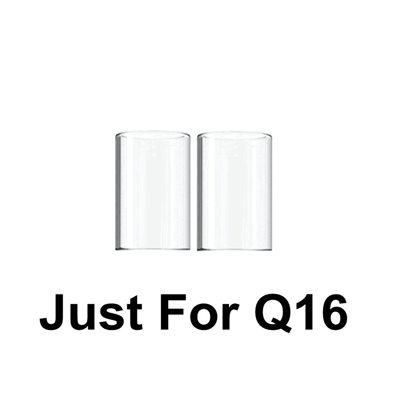 Justfog Q16 Tube en verre de rechange, verre uniquement, 2ml, Hong, 10 pièces, 2 pièces