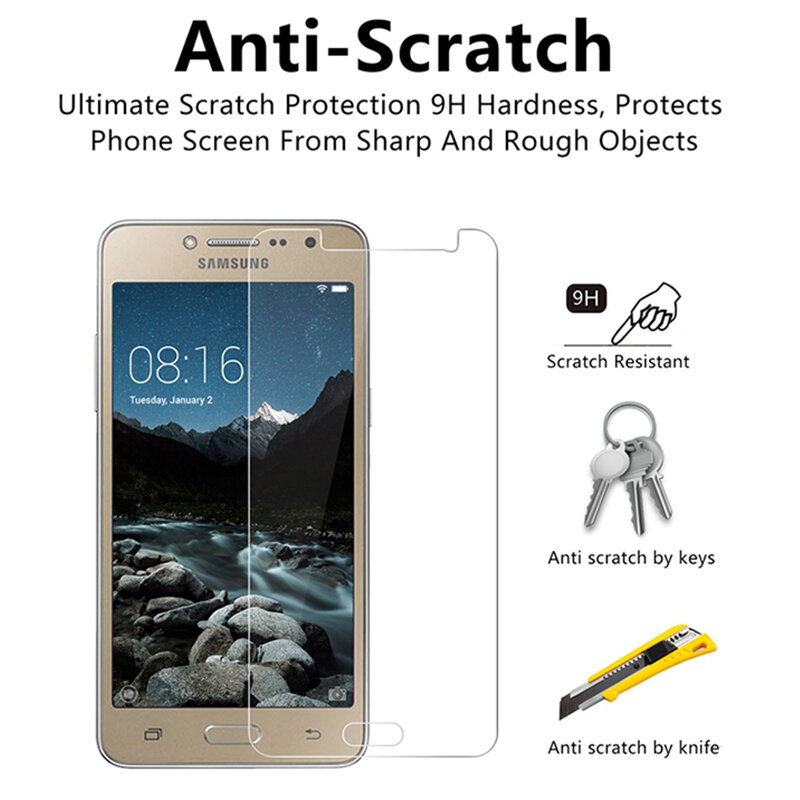 2Pcs! Toughened Tempered กระจกนิรภัย Samsung S7 S6 S5 S4 Mini 9H ป้องกันหน้าจอ HD สำหรับ Galaxy S3 neo S2