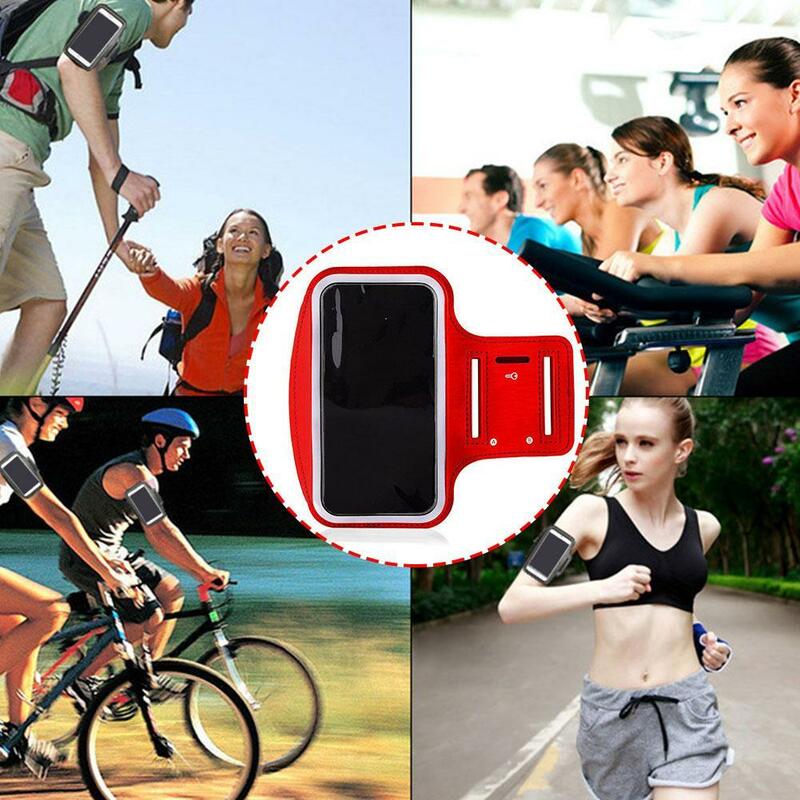Suporte do telefone Bolsa Capa para Corrida, Ciclismo Esporte, Fitness, Workout, Arm Band Case, Equipamento de Corrida, Z4Q3, 4-6"