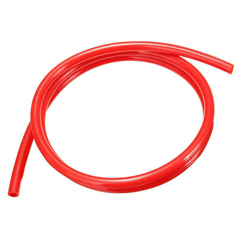 Red Motorcycle Fuel Line Mangueira, Gasoline Oil Delivery Pipe, Resistência a Alta Temperatura, 1 m, ID 5mm, OD 8mm