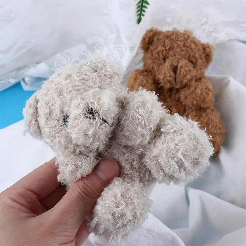 Beruang gantungan kunci tas hadiah pernikahan aksesoris boneka hewan mainan beruang Teddy liontin boneka beruang gantungan kunci beruang mainan mewah