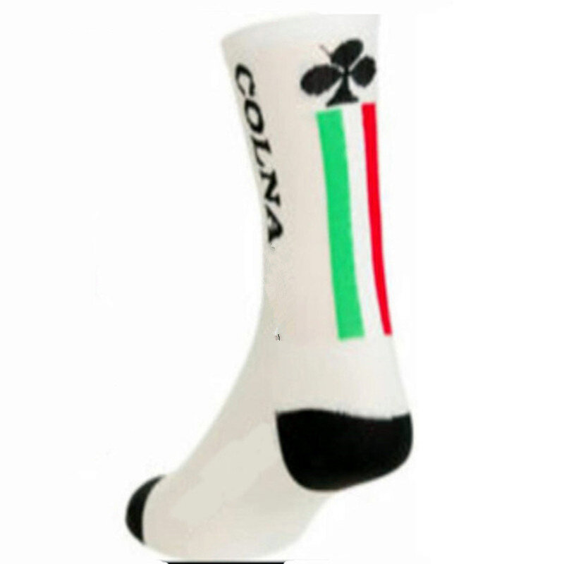 Уличные велосипедные Компрессионные спортивные велосипедные носки с креплением мужские износостойкие для дорожного велосипеда носки для бега
