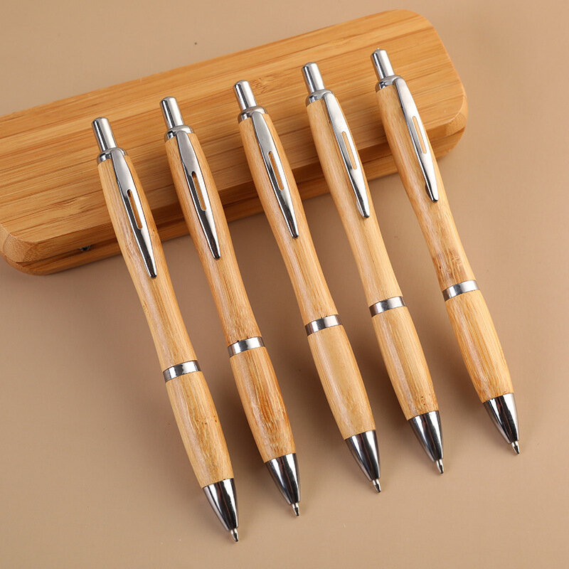 ひょうたん形の竹ボールペン、環境ボールペン、ギフト、50個