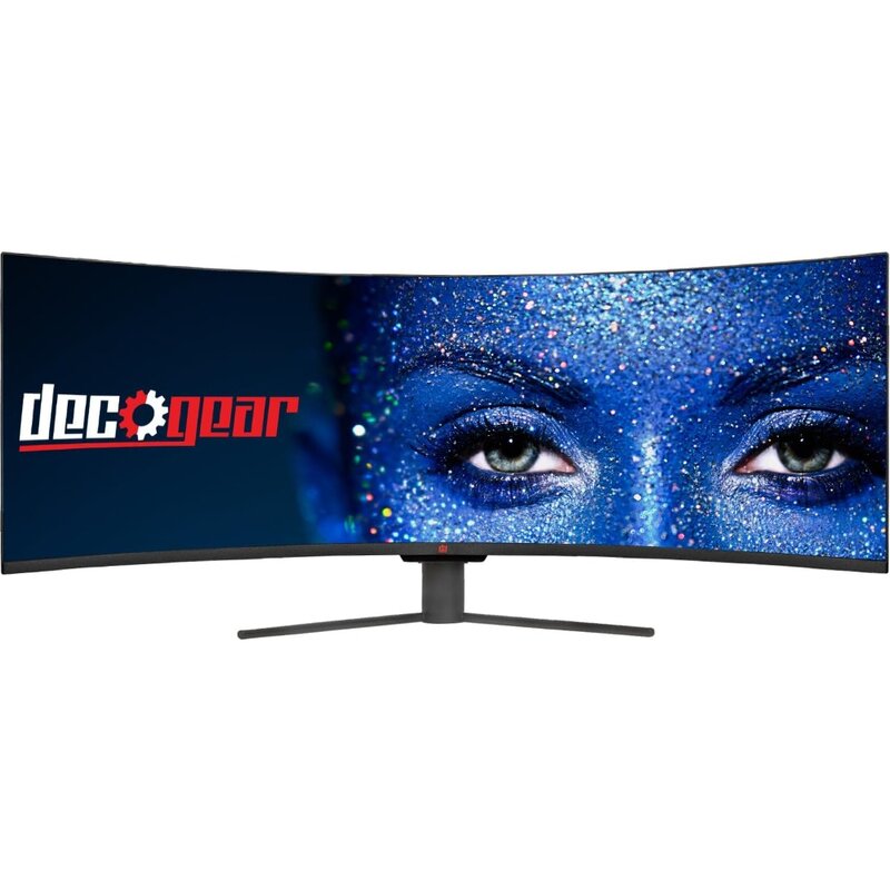 49" Curved Ultrawide E-LED Gaming Monitor, 32:9 Aspect Ratio, Immersive 3840x1080 Resolution, 144Hz Refresh Rate,
