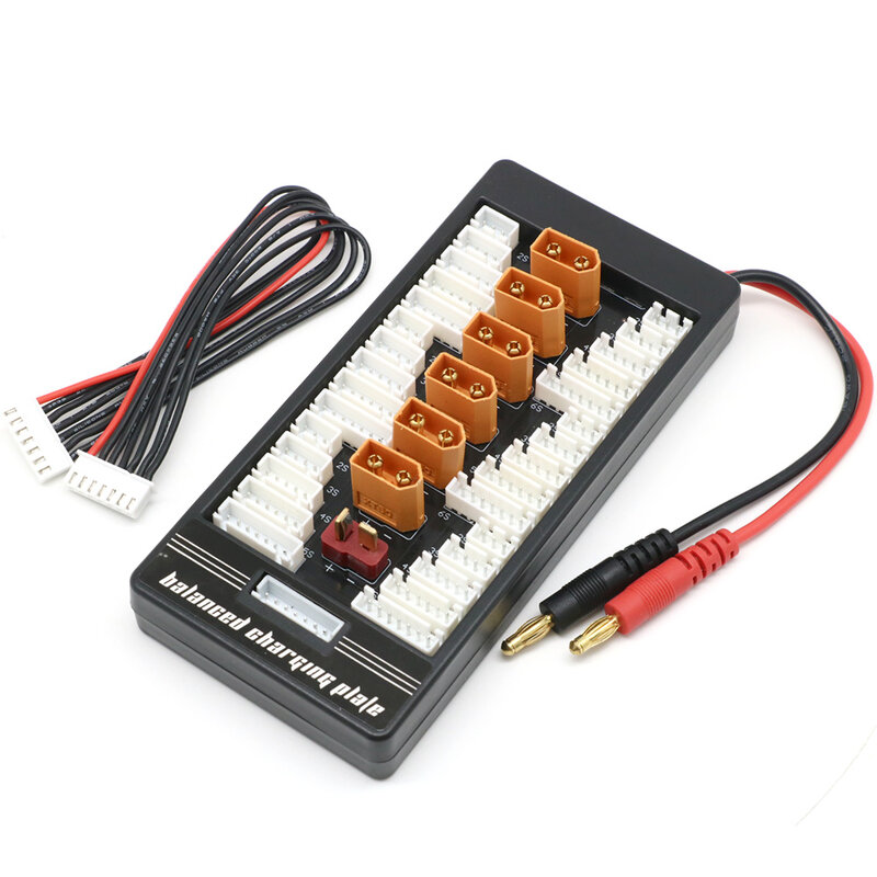 Multi 2S-6S Lipo Parallel Balanced Opladen Board XT60 Plug Voor Rc Batterij Oplader B6AC A6 720i parallel Opladen Plaat Board