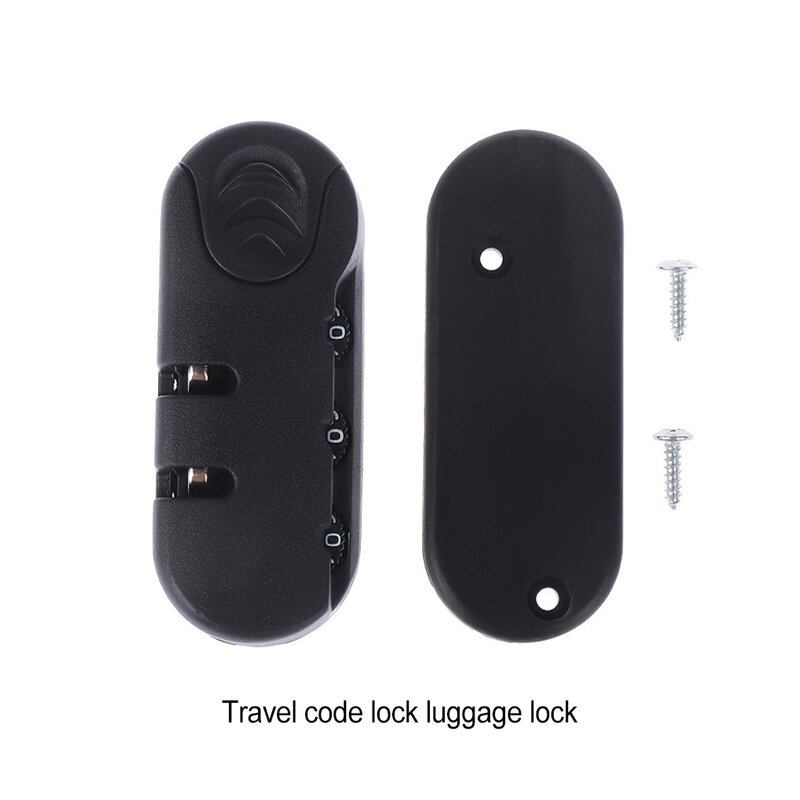 Пластиковый широко используемый замок для кодов чемоданов, удобный для путешествий, предотвращает кражу, легко доставляется в сумку, кодовый замок