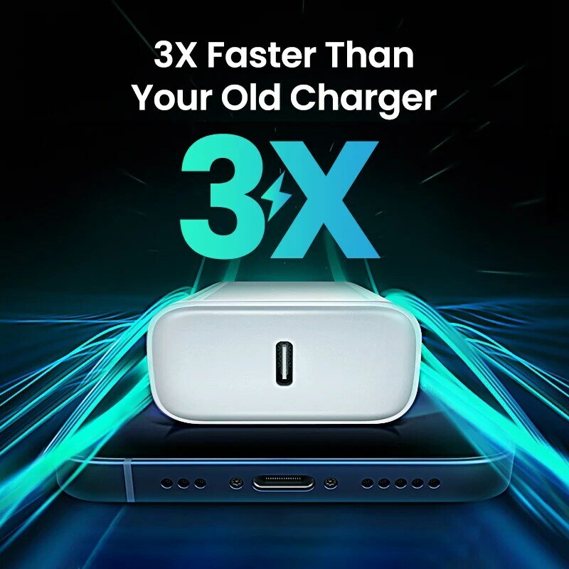 PD 30W Fast Charger Wireless Charger For Apple iPhone 14 Pro Max 11 12 13 XS X 8 Plus 15 Magnetic Wireless Charging USB C Cable