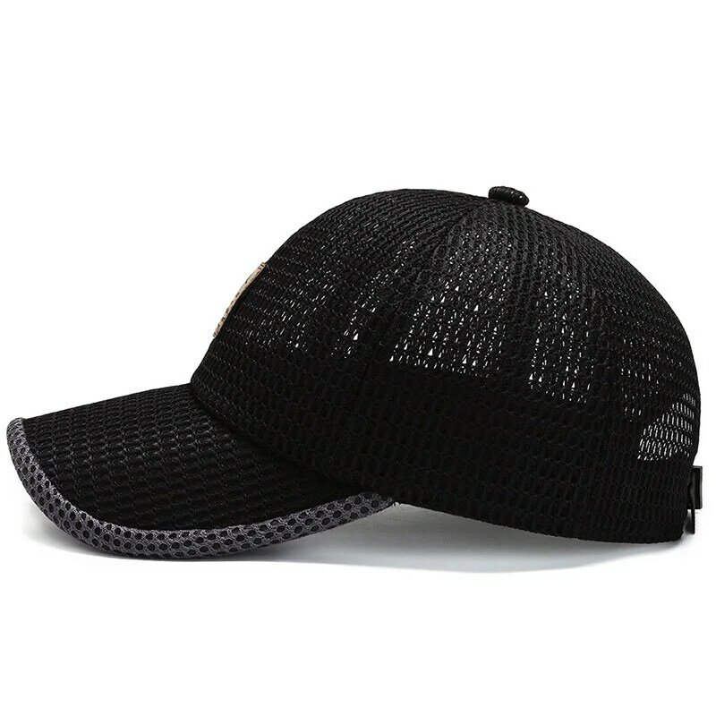 Dropshipping Unisex traspirante berretto da Baseball a maglia piena cappello da corsa ad asciugatura rapida cappello leggero per sport acquatici di raffreddamento