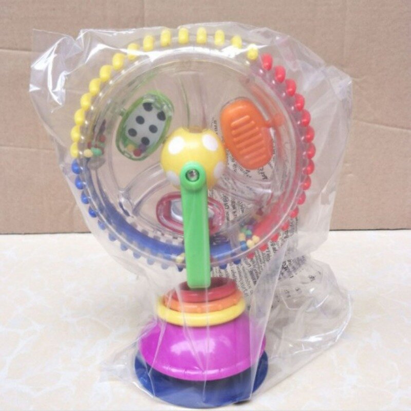 Noria de juguete calmante para bebé, bonito entretenimiento suave y estimulante para calmar a los pequeños, Color aleatorio