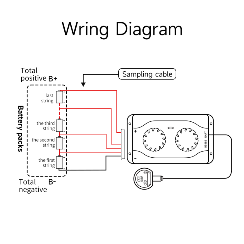 HIBMS Hoạt Động Cân Bằng LiFePO4 Bms Pin Cân Bằng 24V Equalizador De Bateria Cân Bằng Ban 1A 3S 4S 6 7S 8S 10S Phụ Kiện