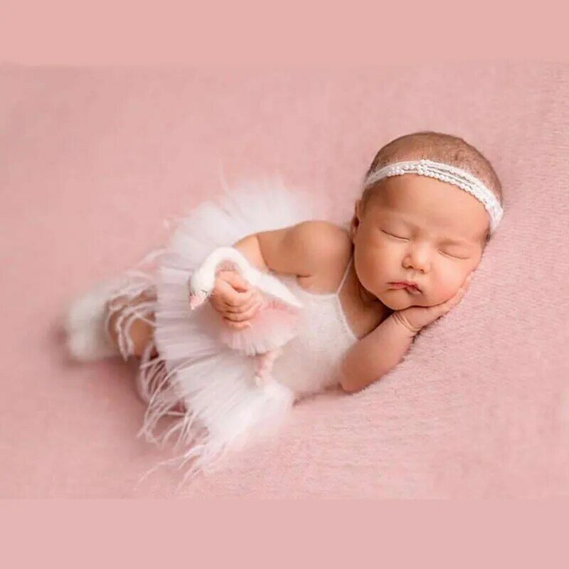 0-1 개월 아기 소녀 레이스 진주 공주 드레스, 신생아 사진 소품 복장 사진 촬영 의상