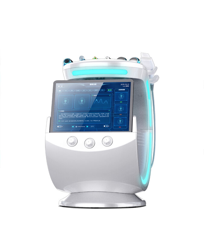 Hydo-máquina de belleza para análisis de la piel, dermoabrasión, microdermoabrasión, exfoliante Facial, agua