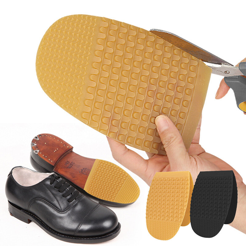 Alfombrilla antideslizante resistente al desgaste para hombre y mujer, Protector autoadhesivo grueso para el antepié, pegatinas para zapatos, materiales de reparación