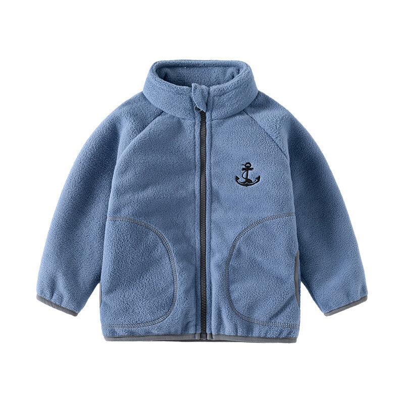 Abrigo cálido de lana para niños, chaqueta térmica para bebés, prendas de vestir para niños, ropa de otoño, invierno