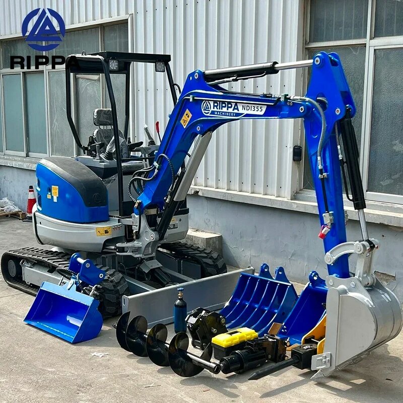 Cheap Price Chinese Mini Excavator Small Digger Crawler Excavator 1ton 2 Ton New Bagger for Sale