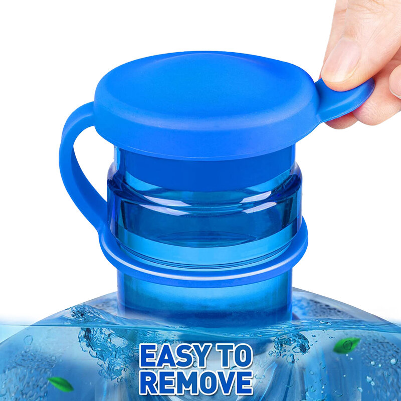 5 Gallon Water Jugs Cap Non-Spill Bottle Caps with Inner Plug Durable Thick Reusable Silicone Water Bottle Cover Drinking Bucket
