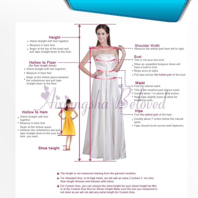 Aixiangsha-exquisitos Vestidos De graduación para mujer, vestido De Noche De satén con escote Corazón, mangas completas, apliques, hecho a medida