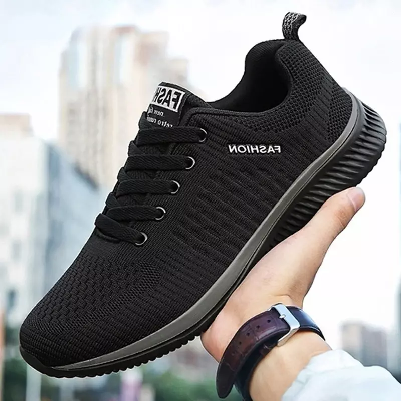 Men Sport Shoes Breathable Lightweight Running Sneakers Walking Casual Breathable Shoes Non-slip Comfortable Men Shoes Fashion