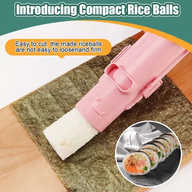 Pembuat Sushi cepat Sushi Bazooka rol Jepang cetakan nasi penggulung daging sayur mesin pembuat DIY alat dapur Sushi