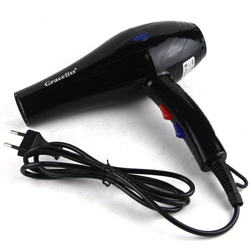 Secador de cabelo profissional, secador de cabelo para cabeleireiro, uso doméstico, vento quente e frio, 1800W, 3800W, 110V, EUA ou 220V, plug UE