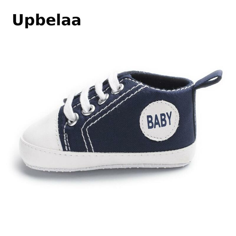 Calçados para o bebê, novo modelo de tênis infantil em lona, meninos ou meninas, sola macia antiderrapante