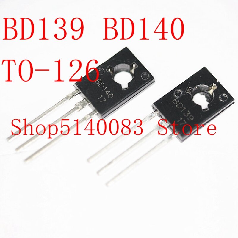 200PCS BD139 BD140  1.5A 80V TO-126 NEW