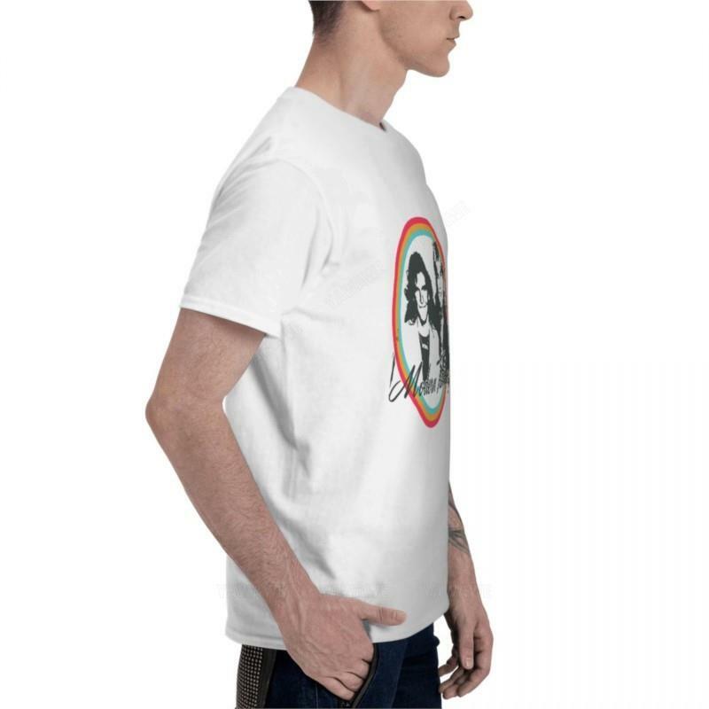 Camiseta moderna de Talkingman masculina, top masculino, camisetas grandes, camisetas clássicas, verão